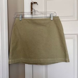 urban outfitters green skirt